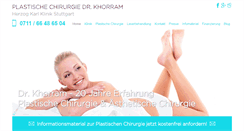 Desktop Screenshot of plastische-chirurgie-s.de