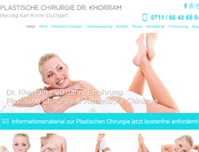 Tablet Screenshot of plastische-chirurgie-s.de